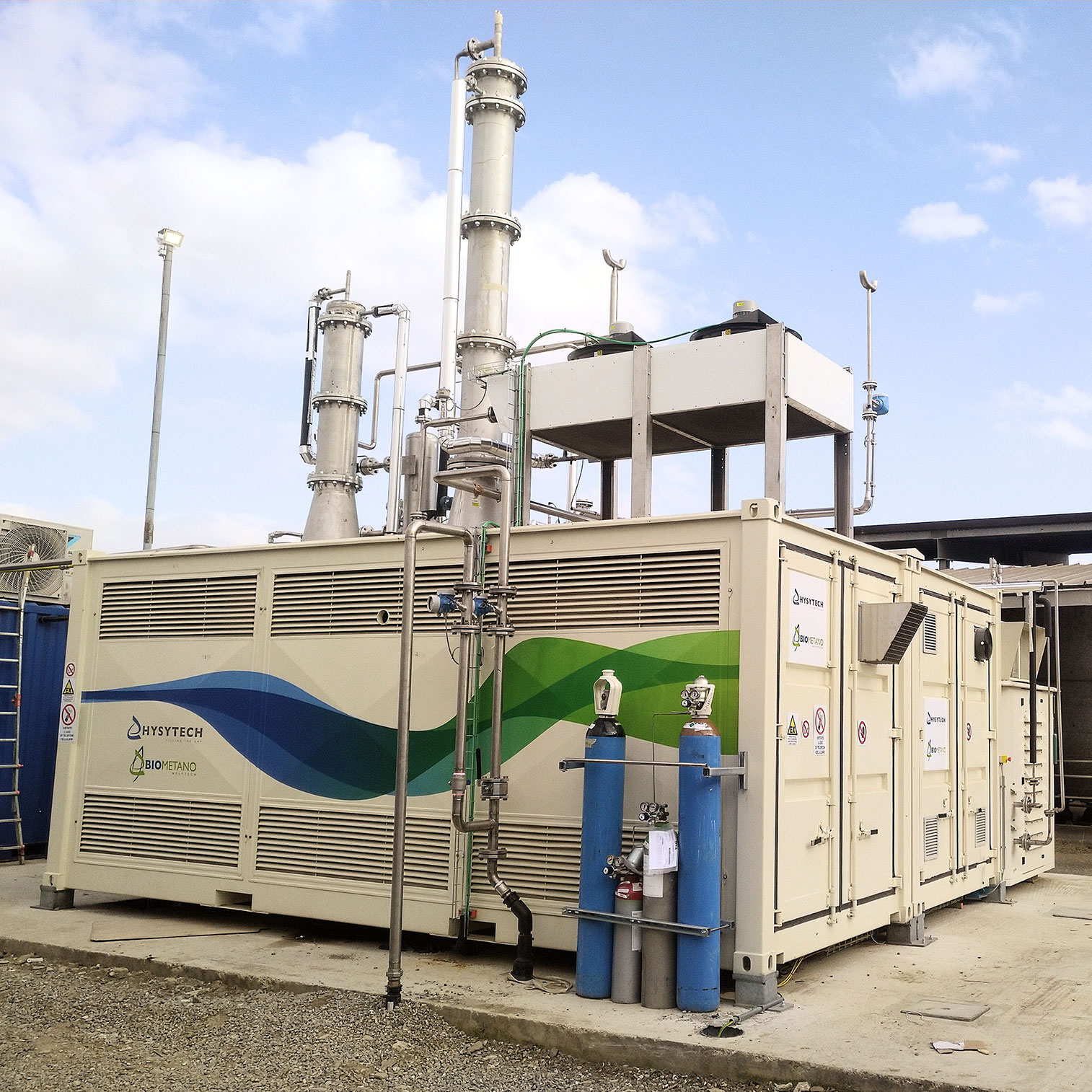 Hysytech's simple and complete plant to produce Biomethane