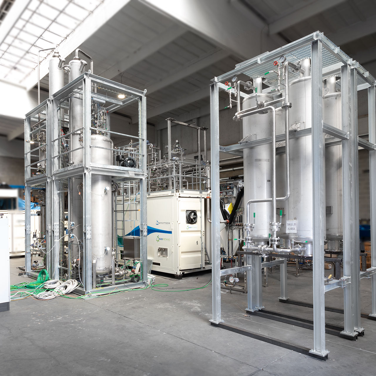 Impianto semplice e completo Hysytech per produrre Biometano